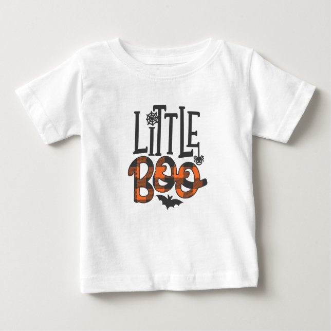 Little Boo Halloween Baby T-Shirt (Front)