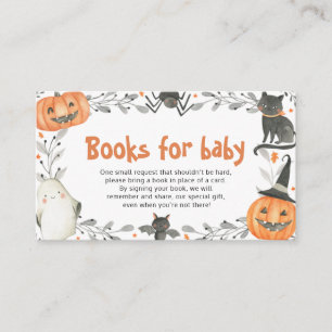 Little Boo Halloween Books for Baby Enclosure Card