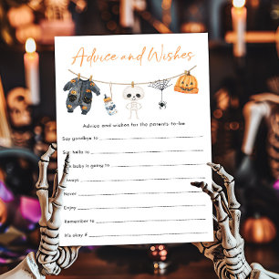Little Boo Halloween Clothesline Advice and Wishes