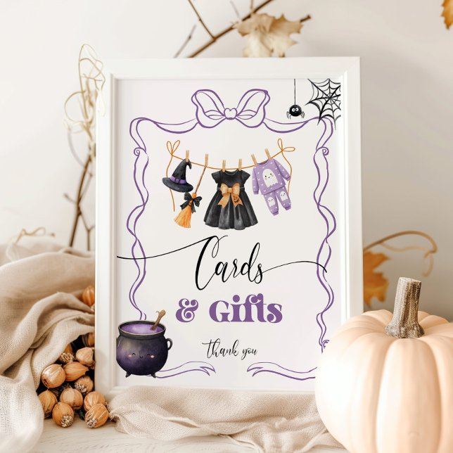 Little Boo halloween Clothesline cards and gifts  Poster (Creator Uploaded)
