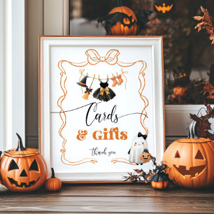 Little Boo halloween Clothesline cards and gifts  Poster