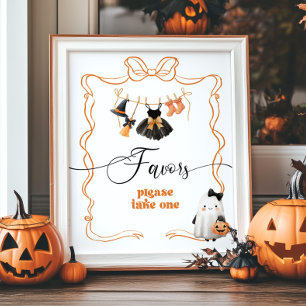 Little Boo halloween Clothesline Favours Poster