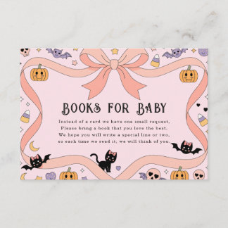 Little Boo Halloween Coquette Books for Baby Enclosure Card