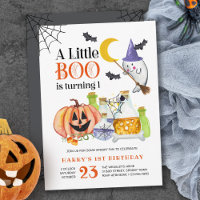 Little Boo Halloween Ghost and Potion 1st Birthday