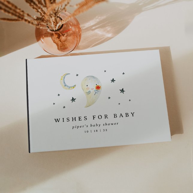 Little Boo Halloween Ghost Baby Shower Guest Book (Creator Uploaded)