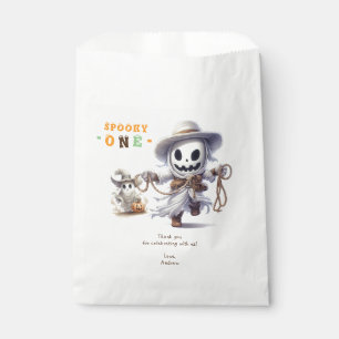 Little Boo Halloween Ghost Cowboy Any Age Birthday Favour Bag