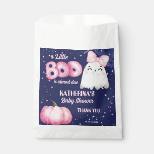 Little boo Halloween ghost girl baby shower favour Favour Bag