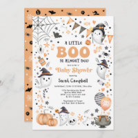 Little Boo Halloween Ghost Neutral Baby Shower
