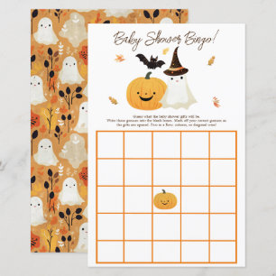 Little Boo Halloween Gift Bingo Baby Shower 