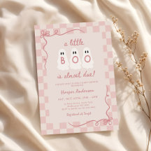Little Boo Halloween Girl Ghost Baby Shower