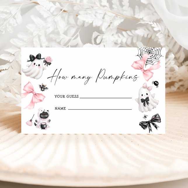 Little Boo Halloween Guess How Many Pumpkins Enclosure Card (Creator Uploaded)