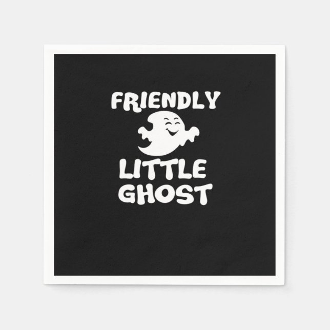 Little Boo Halloween Print  Napkin (Front)