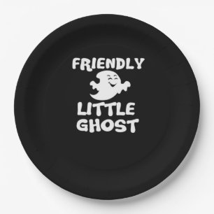 Little Boo Halloween Print  Paper Plate