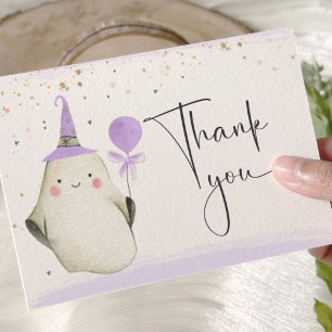 Little Boo is almost due Baby shower Thank You Card