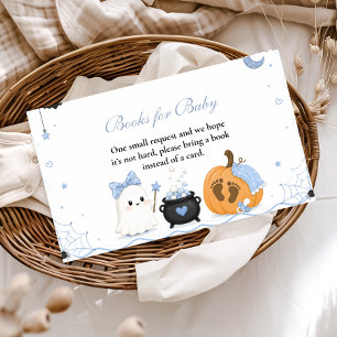 Little Boo Is Almost Due Blue Books for Baby Enclosure Card