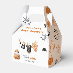 Little Boo is almost Due Cute Boy Baby Shower Favour Box