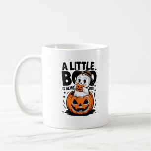 Little Boo Is Almost Due Cute Halloween Pregnancy Coffee Mug