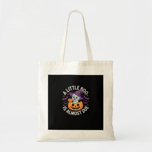 Little Boo Is Almost Due Cute Halloween Pregnancy  Tote Bag