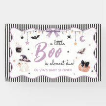 Little Boo is Almost Due Halloween Baby Shower