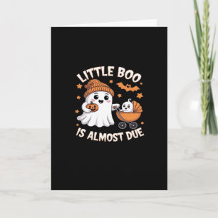 Little Boo Is Almost Due - Halloween Pregnancy Rev Card
