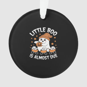 Little Boo Is Almost Due - Halloween Pregnancy Rev Ornament