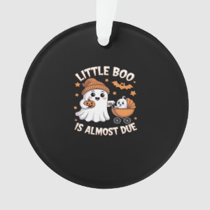 Little Boo Is Almost Due - Halloween Pregnancy Rev Ornament