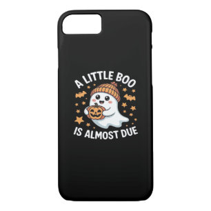 Little Boo Is Almost Due Halloween Pregnancy Revea iPhone 8/7 Case