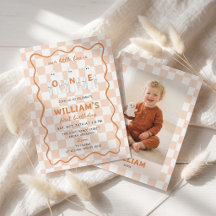 Little Boo Is One Cute Ghost Birthday Invitation