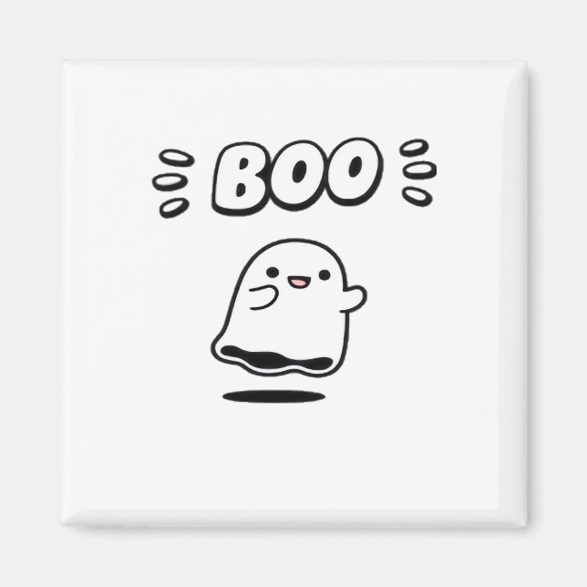 Little Boo Minimal Style Magnet (Front)