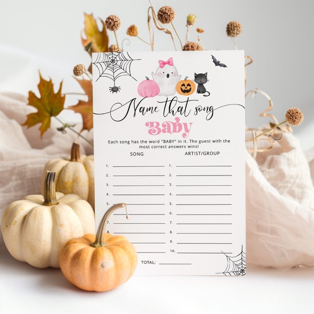 Little Boo Name that song baby shower game (Creator Uploaded)