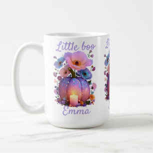 Little Boo Personalized Girl Halloween T-Shirt Coffee Mug