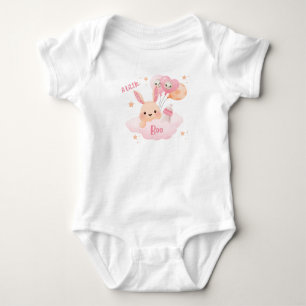 Little Boo Pink Halloween Baby Shower Bodysuit