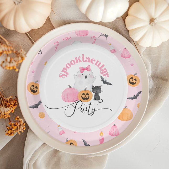 Little Boo Spooktacular birthday party Paper Plate (Creator Uploaded)