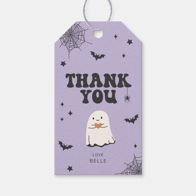 Little Boo Thank You Favour Tag (Front)
