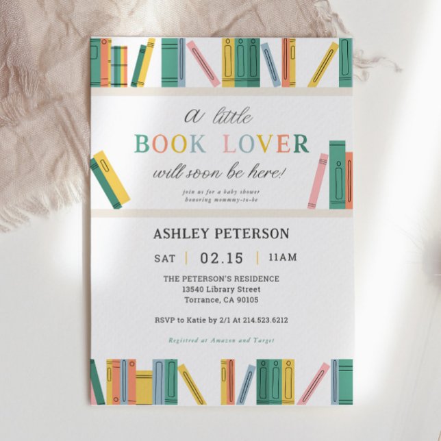 Little Book Lover Storybook Baby Shower Invitation (Creator Uploaded)