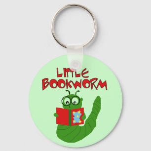 Little Bookworm Tshirts and Gifts Key Ring