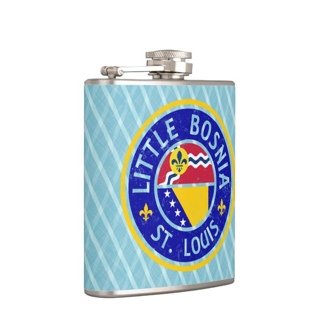 Little Bosnia St. Louis Hip Flask (Right)