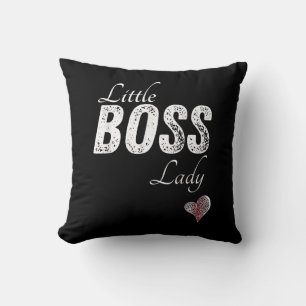 Little Boss Lady Baby Children Toddler Girl Short Cushion