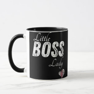 Little Boss Lady Baby Children Toddler Girl Short Mug