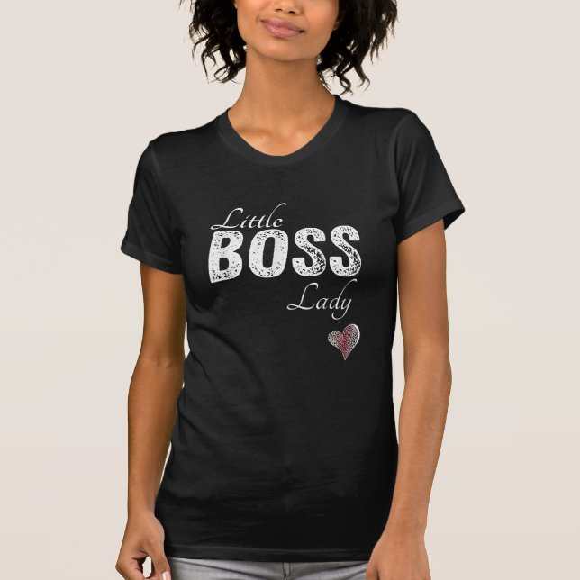Little Boss Lady Baby Children Toddler Girl Short T-Shirt (Front)