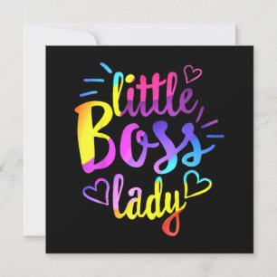 Little Boss Lady Girls Kids Daughter Baby mini bos Invitation