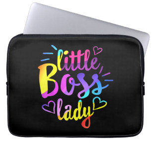 Little Boss Lady Girls Kids Daughter Baby mini bos Laptop Sleeve