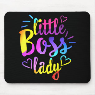 Little Boss Lady Girls Kids Daughter Baby mini bos Mouse Pad
