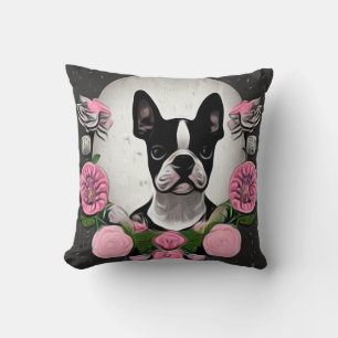 Little Boston Terrier Cushion