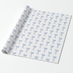 Little Bow Blue Gift Wrap<br><div class="desc">Little Bow Blue Gift Wrap</div>