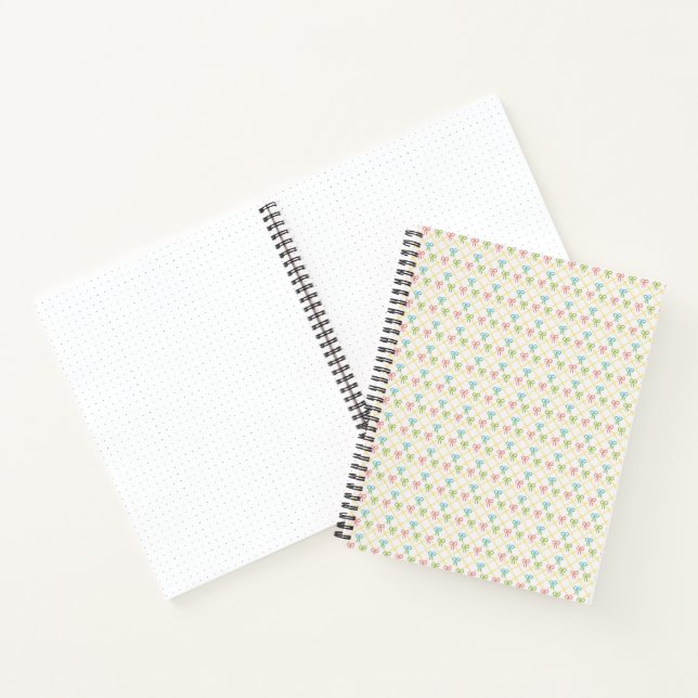 Little bows seamless pattern notebook (Inside)