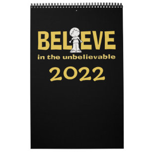 Little Boy as the "I" in Believe 2022 Calendar