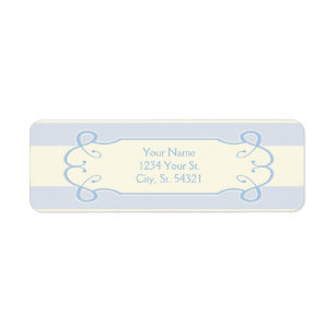 Little Boy Blue Baby Shower, Address Labels