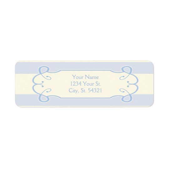 Little Boy Blue Baby Shower, Address Labels