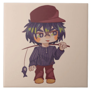 Little boy Chibi Ceramic Tile